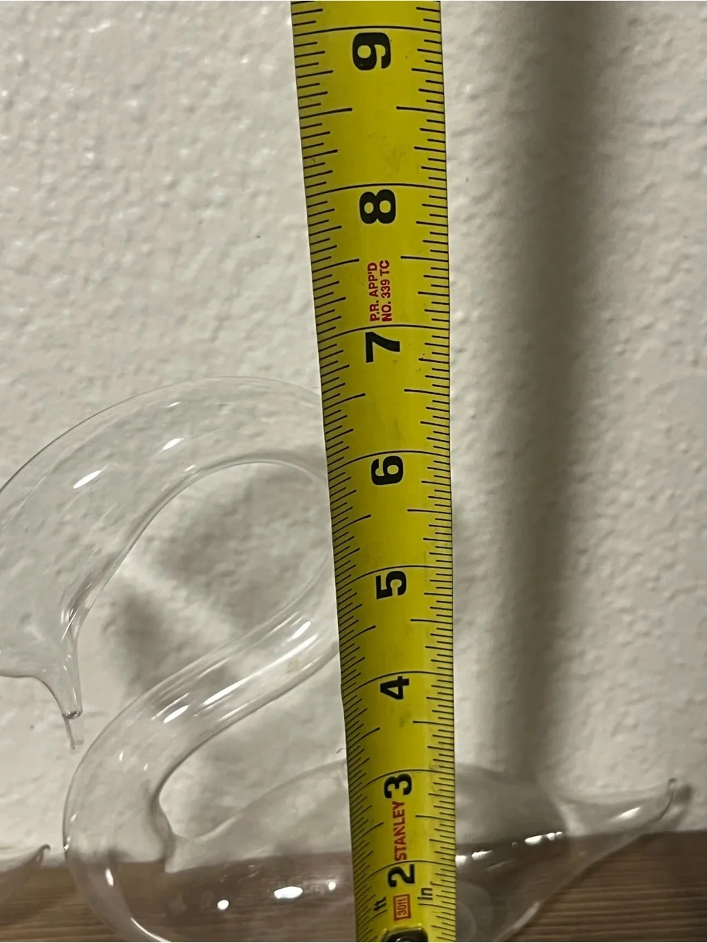 Clear Glass Swan vases, set of 3.  Elegant Home Accent